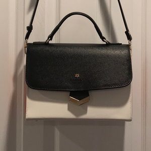 Vegan multicolored shoulder purse